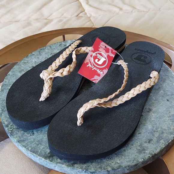 Jia Jiale Shoes - JiaJiale Braided Flip-Flops 40